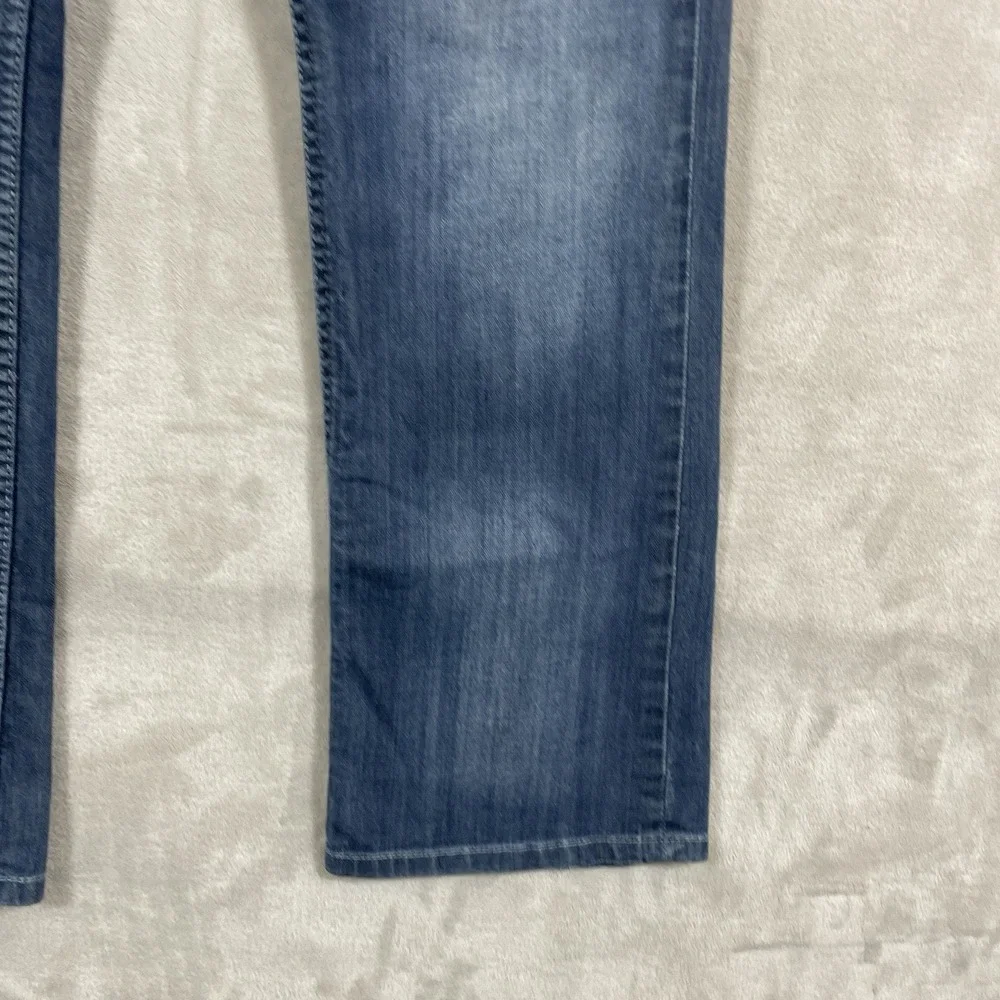 BKE Aiden Bootleg Jeans Mens 30S (30x29) Blue Medium Wash Bootcut Denim